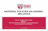 NATIONAL POLICIES ON AGEING - MALAYSIA Aizan Hamid Bangkok 2016... · NATIONAL POLICIES ON AGEING - MALAYSIA. Content 1. Introduction 2. ... districts and Mukims in Perak has aged