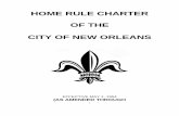 HOME RULE CHARTER - New Orleans City Council ·  · 2011-06-23HOME RULE CHARTER . OF THE . CITY OF NEW ORLEANS . EFFECTIVE MAY 1, ... Section 2-201 Preamble to the Bill of Rights