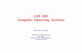 CSE 380 Computer Operating Systemslee/03cse380/lectures/ln11-vm-v6.… ·  · 2003-11-02CSE 380 Computer Operating Systems Instructor: ... Divide the address space into variable-size