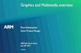 Graphics and Multimedia overview - ARM architecture · Graphics and Multimedia overview ... and control theory Artificial Intelligence Machine ... Most popular CV and ML functions