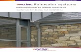 Rainwater systems - VMZinc Specification guidelines Half Round rainwater system, ... Rainwater systems 3 Why use zinc rainwater systems? Rainwater systems …