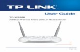 TD-W8968 - TP-Link non souhaité de l’appareil. ... 4.5.10 Bandwidth Control ... TD-W8968 300Mbps Wireless N USB ADSL2+ Modem Router User Guide