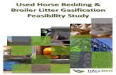 Used Horse Bedding & Broiler Litter Gasification ... & Litter... · Broiler Litter Gasification Feasibility Study Used Horse Bedding & Broiler Litter Gasification Feasibility ...