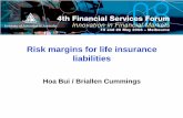 Risk margins for life insurance liabilities - Actuaries Institute · Risk margins for life insurance liabilities Hoa Bui / Briallen Cummings. Agenda • Introduction • The accounting