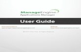ManageEngine Applications Manager :: Help Documentation · INSTALLATION AND SETUP ... (J2EE or J2SE) that exposes ... ManageEngine Applications Manager : Help Documentation Zoho Corporation