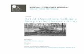 LESSON Art of Deception: Selling a Story to the … Art of Deception: Selling a Story to the German Army Duration One 45-minute period Grades 7–12 Cross-curriculum Application U.S.