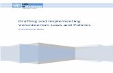 Drafting and Implementing Volunteerism Laws and Policies · ACKNOWLEDGMENTS The United Nations Volunteers (UNV) programme is the UN organization that contributes to peace and development