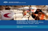 Evaluation of Australia’s response to the Horn of Africa ... · Evaluation of Australia’s response to the Horn of Africa humanitarian crisis, 2011. ... Deborah Clifton and research