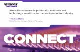 Atotech’s sustainable production methods and technology ... · Atotech’s sustainable production methods and technology solutions for the semiconductor industry Thomas Beck Global