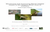 Monitoring and Assessing Marsh Habitat Health in the ... · Monitoring and Assessing Marsh Habitat Health in the Niagara ... Lakes Water Quality Agreement under ... broadcast CD contained