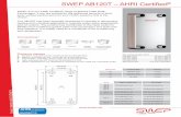 SWEP AB120T – AHRI Certified · SWEP A is our AHRI Certified ... 410 435 460 485 510 535-320.8 68 122 212 275 302 347 392 437 (PSI) (°F) Pressre S H Pressre S
