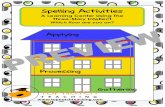 Spelling Activities - Top Notch Teaching Activities A Learning Center Using The ... compound words, ... Make up riddles for 5 of your words.