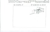 Strapack D-53 PLT Parts List - Boatman Marking D-53 PLT Parts...This parts list is inclusive. It contains all parts found ia the STRAPACK model D.S3PLT. ... Strapack D-53 PLT Parts