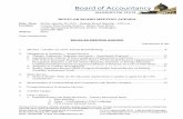 REGULAR BOARD MEETING AGENDA - Board of … State Board of Accountancy Regular Board Meeting Agenda Page 2 iv. CPE Annual Requirement b. Potential Statute and Rules Revisions – April