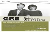 Inside, ind all the facts you need about · Guide to the Use of Scores 34039 Inside, ind all the facts you need about: • using . GRE ® scores appropriately • using percentile