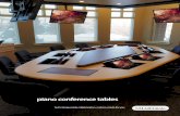 piano conference tables - SMARTdesks conference tables technology ready collaboration, custom-made for you. Piano a conferencing instrument for collaboration ... piano solo configurations