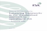 Guidance note 11: Enhanced frameworks in the standardised ... · operational risk governance and risk management structures; 3. ... BIS Bank for International Settlements ... Advanced