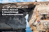 The Next Climbing Destination - Gozo Adventuresgozoadventures.com/Gozo-The-next-climbing-destination.pdf · There are many destinations for climbers, but Gozo ticks many of the right