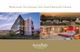 Welcome To Luxury Art And Lifestyle Hotel - Jumeirah Dubai International Financial Centre 12 km / 7 miles 15 mins 18 mins Car Metro The Dubai Mall & Burj Khalifa 13 km / 8 miles 18