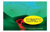 the World comes to Tauranga taurangafestival.co · Crowded House, LIPS, Bic Runga, rising across the sea Chris Knox, ... Joni Mitchell’s legendary songbook. Performed by: Julia
