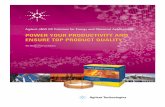 POWER YOUR PRODUCTIVITY AND ENSURE TOP PRODUCT … Solutions Brochure... · POWER YOUR PRODUCTIVITY AND ENSURE TOP PRODUCT ... D 1945 Standard Test Method for the Analysis of Natural