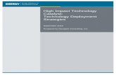 High Impact Technology Catalyst: Technology Deployment … HIT... ·  · 2015-09-10High Impact Technology Catalyst: Technology Deployment Strateg ies ... does not necessarily constitute