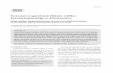 Comments on gestational diabetes mellitus: from ... · Comments on gestational diabetes mellitus: from pathophysiology to clinical practice ... overfeeding conditions ... Comments