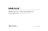 IMAQ PCI/PXI-1422 User Manual - University of … Instruments/IMAQ PCI...IMAQ TM IMAQ PCI/PXI-1422 User Manual High-Quality Digital Image Acquisition Board for PCI, PXI, and CompactPCI