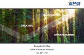 Opportunity Day EPG: Financial Results Q3 2017/18setlive.thailivestream.com/.../events/pdf/260218143752-Oppday-EPG.pdf · EPG has neither independently verified nor in the future