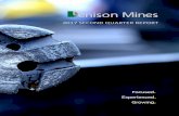 2017 SECOND QUARTER REPORT - Denison Mines · 2017 SECOND QUARTER REPORT . ... quarterly and annual reports, Annual ... (“ARC”) . The MLJV is a joint venture