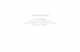 TOPOLOGY - NPTEL complete course.pdf · 5.1 First and Second Countable Topological Spaces . . . . . . . . . . . .111 ... The topology Jde ned as in theorem 1.1.2 is called the topology