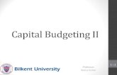 Capital Budgeting II - Burcu Esmerburcuesmer.com/wp-content/uploads/2015/10/Capital-Budgeting-Free... · Capital Budgeting II Professor: Burcu Esmer 1. Cash Flows Last chapter introduced