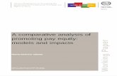 A Comparative Analysis of Promoting Pay Equity: Models … · WP. 49 Working Paper A comparative analysis of promoting pay equity: models and impacts Marie-Thérèse Chicha School