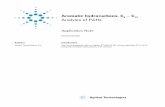 Aromatic hydrocarbons, C - Agilent · Aromatic hydrocarbons, C 6 – C 13 ... to C 13 polycyclic aromatic hydrocarbons in 51 minutes. Authors ... cumene 9. o-xylene 10. n-propyl benzene