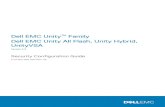 UnityVSA Dell EMC Unity All Flash, Unity Hybrid, Dell EMC ... · This chapter describes a variety of access control ... l Single sign-on with Unisphere Central ... UnityVSA 4.3 Security