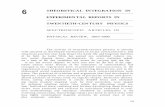 6 THEORETICAL INTEGRATION IN EXPERIMENTAL REPORTS … · EXPERIMENTAL REPORTS IN TWENTIETH-CENTURY PHYSICS ... well and developed differing communications dynamics, ... Theoretical