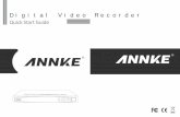Digital Video Recorder - ANNKE · This Manual is applicable to Turbo Digital Video Recorder ... Do not connect several devices to one power adapter as adapter ... Display local video