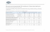 Environmental Product Declaration - ASTM International · Slag cement is a supplementary cementitious material typically used in concretes and mortars to replace a portion of ...