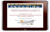 NCEA PHYSICS LEVEL 2 - Livewire Learning · NCEA PHYSICS LEVEL 2 AS 91172 – 2.5 Demonstrate understanding of atomic and nuclear physics Revision Workbook + Interactive Web-based