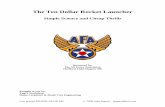 The Ten Dollar Rocket Launcher - American Institute of ... · The Ten Dollar Rocket Launcher ... Straw Rocket Lesson Plan Development Guide ... rate at which velocity changes, a change