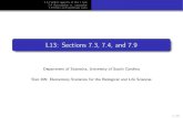 L13: Sections 7.3, 7.4, and 7 - University of South Carolinapeople.stat.sc.edu/sshen/courses/17fstat205/notes/L13.pdf · 7.3 Further aspects of the t test 7.4 Association vs. causation