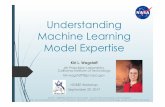 Understanding Machine Learning Model Expertisec4dm.eecs.qmul.ac.uk/horse2017/HORSE2017_Wagstaff.pdf · Understanding Machine Learning Model Expertise ... [Ortega et al., 2001] ! ...
