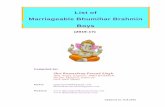 List of Marriageable Bhumihar Brahmin Boysbhumiharmatrimonials.com/admin/forms/v.1_List of...Ravi Kumar – IPS S/O Sri Awadhesh Kumar, Road No – 3, Prabhant Nagar East, Gobarsahi,