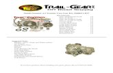 Suzuki Samurai 6.5 Transfer Case Gear Kit - suzuk-tcase.pdf · Suzuki Samurai 6.5 Transfer Case Gear Kit, 105004-3-KIT Suggested Tools: Ratchet, 12mm, 14mm, and 28mm sockets Air Wrench