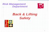 Back & Lifting Safety - Albuquerque Public Schools · extremely heavy load. ... Get help if the shape is too awkward or the object is too ... Back & Lifting Safety You are finished!