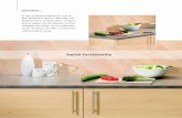 Stylish functionalitydhondt-bvba.be/images/pdf/SteenDecor.pdfSpecialities... Stylish functionality of our worktop programme, such as New Dimension decors, Perlmatt and Brilliant Gloss