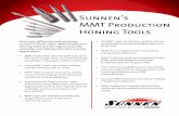 Sunnen’s MMT Production Honing Tools · Sunnen’s MMT Production Honing Tools Accuracy, ... Sunnen Polska Sp. z o.o. ... supplies or accessories previously sold.