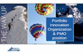 Portfolio Innovation Organization & PMO position · PORTFOLIO INNOVATION STRATEGIC WORKFLOW GO. The ... Project Management Office (PMO) dedicated ... Strategic Plan 2016-2021 and