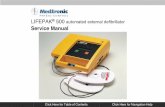 6789:;< &>??&automated external defibrillator …frankshospitalworkshop.com/equipment/documents/defibrillators...LIFEPAK 500 automated external defibrillator Section Contents