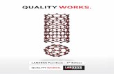 QUALITY WORKS. - Lanxess WORKS. LANXESS Fact Book ... The 2016 acquisition of Chemours Clean & Disinfect business is a ... Integrated global talent management enhances